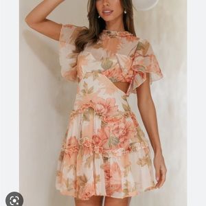 Hello Molly whimsical living orange dress